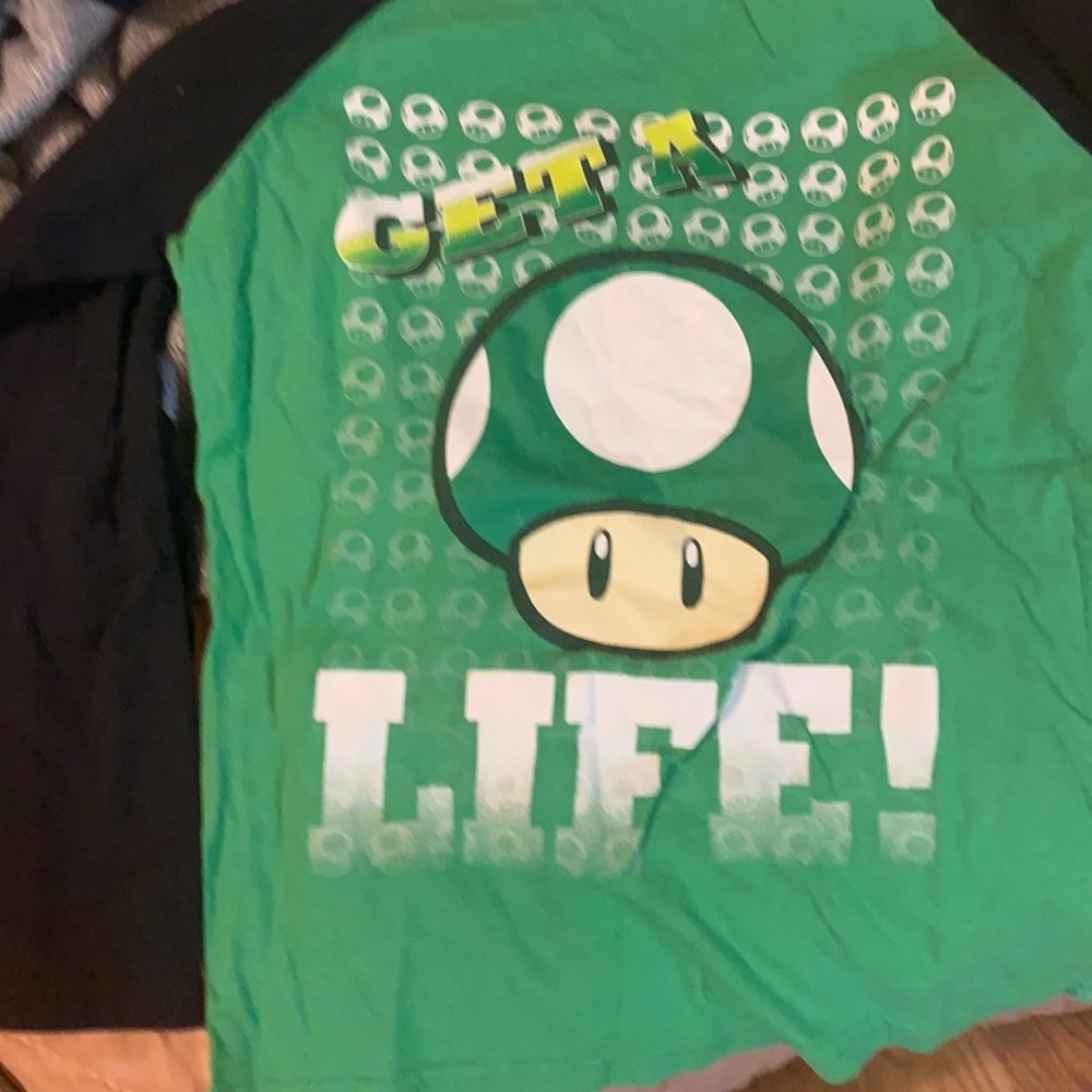 A little kid Mario shirt